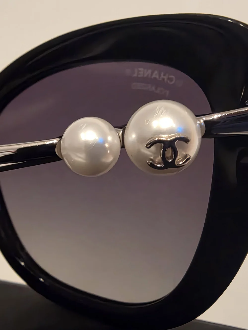 Chanel Black Oversized Women's Sunglasses